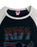 Kiss Unisex Black Raglan Short Sleeved T-Shirt