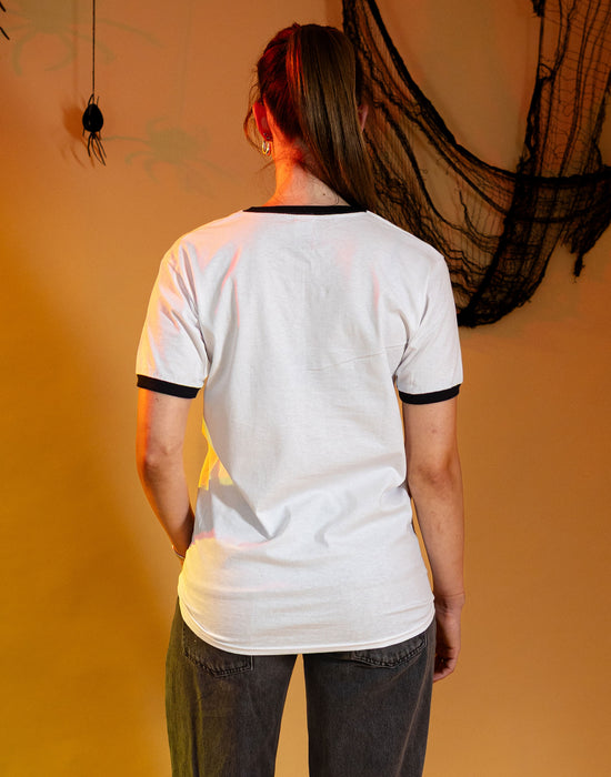 Stranger Things Hellfire Club Adults White T-Shirt