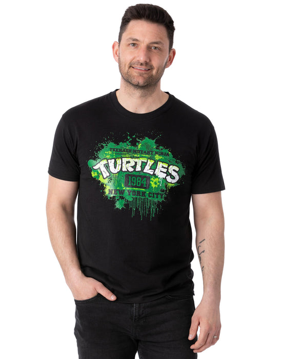 Teenage Mutant Ninja Turtles 1984 New York City Men's Black T-Shirt