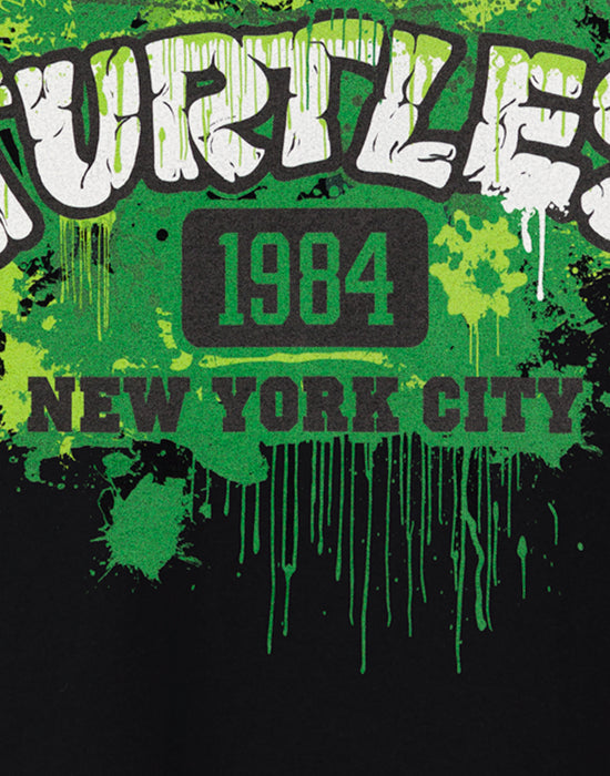 Teenage Mutant Ninja Turtles 1984 New York City Men's Black T-Shirt