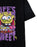 SpongeBob SquarePants Life's Sweet Mens Black Short Sleeved T-Shirt