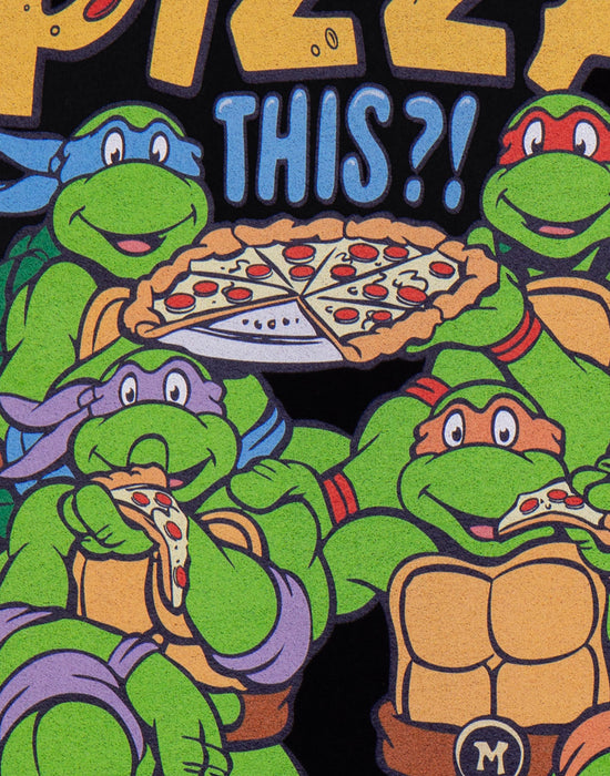 Teenage Mutant Ninja Turtles You Want A Pizza This Mens Black T-Shirt
