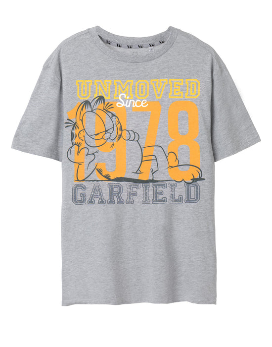Garfield 1978 Mens Grey Marl Short Sleeved T-Shirt