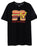 MTV Burger Mens Black Short Sleeved T-Shirt