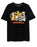 Nickelodeon Classic Group Adults Black Short Sleeved T-Shirt