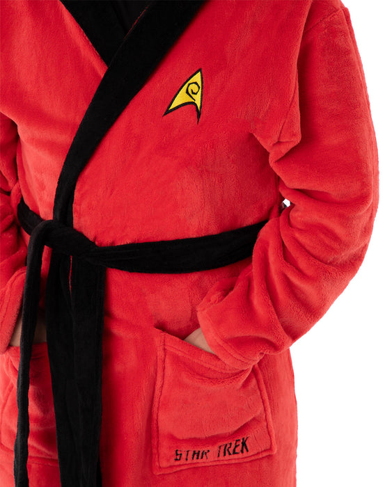 Star Trek Captain Montgomery Red Men's Dressing Gown