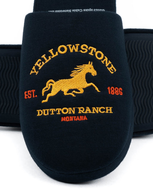 Yellowstone Men's Navy Slippers