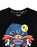 Sonic the Hedgehog Halloween Eggman Mens Black Short Sleeved T-Shirt