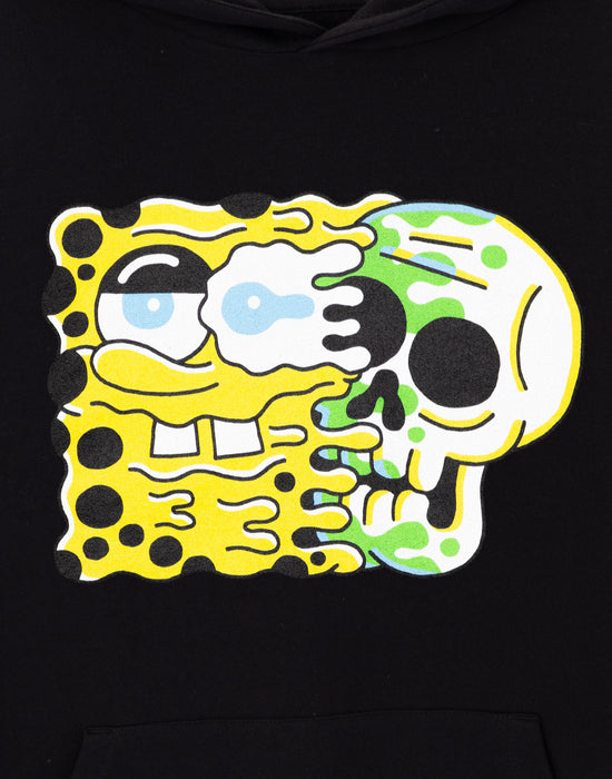 SpongeBob SquarePants Skull Mens Black Hoodie