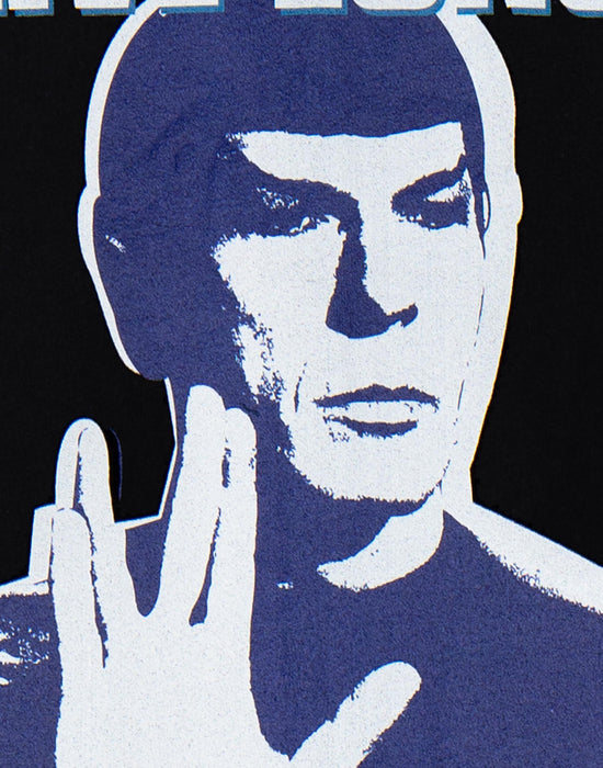 Star Trek Live Long and Prosper Mens Black Short Sleeved T-Shirt