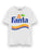 Coca Cola Distressed Logo Fanta Unisex White Short Sleeved T-Shirt