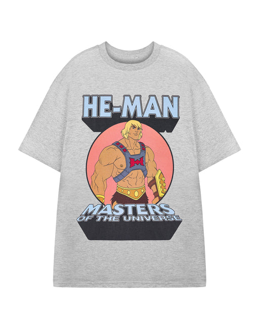 Masters of the Universe He-Man Mens Grey Short Sleeved T-Shirt