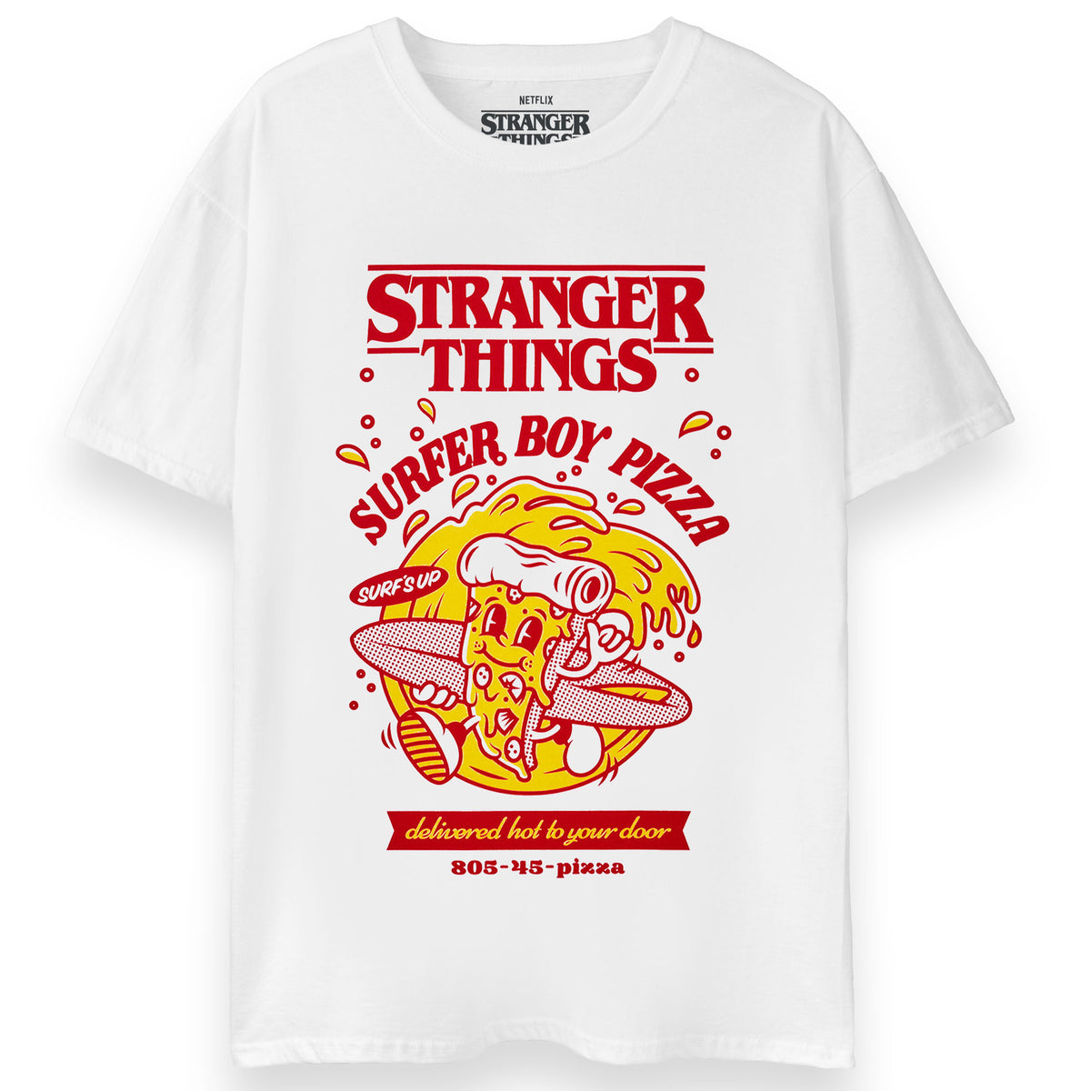 Stranger Things Adults Graphic White Short Sleeved T-Shirt