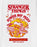 Stranger Things Surfer Boy Pizza Unisex White Short Sleeved T-Shirt