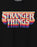 Stranger Things Retro Logo Unisex Black Short Sleeved T-Shirt