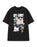 Spy Family Peace Unisex Black Short Sleeved T-Shirt