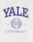 Yale Crest Logo Adults White Short Sleeved T-Shirt