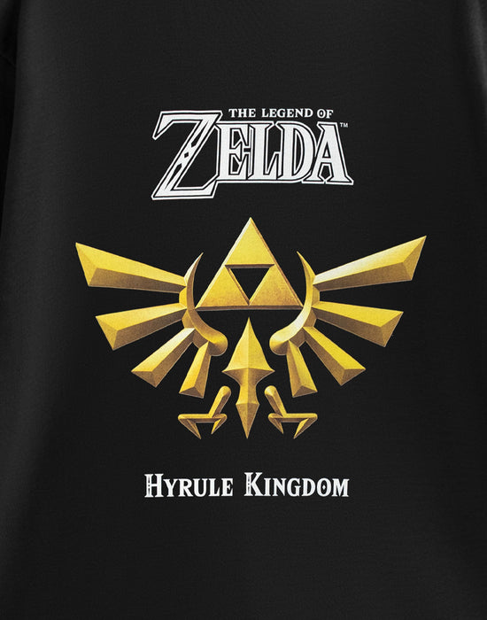 The Legend of Zelda Hyrule Kingdom Mens Black Short Sleeved T-Shirt