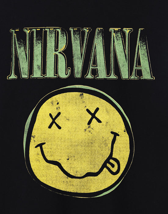 Nirvana Classic Logo Mens Black Short Sleeved T-Shirt