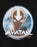 Avatar The Last Airbender Aang Mens Black T-Shirt