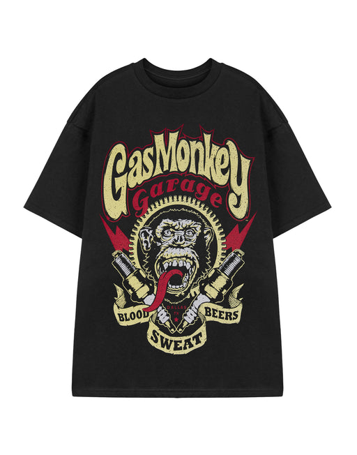 Gas Monkey Blood Sweat Beers Mens T-Shirt