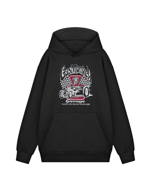 Gas Monkey Garage Flags Mens Black Hoodie