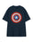Marvel Captain America Captain America Shield Mens Blue Short Sleeved T-Shirt