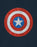 Marvel Captain America Captain America Shield Mens Blue Short Sleeved T-Shirt