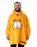Garfield Character Face Mens Orange Blanket Hoodie