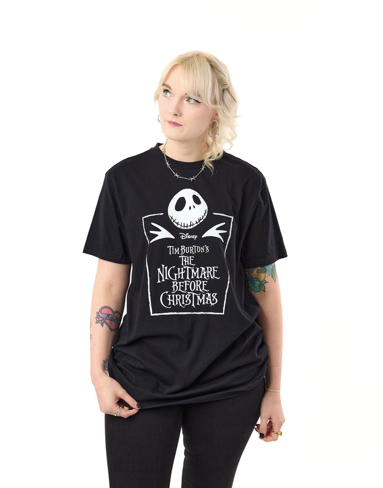 Disney The Nightmare Before Christmas Coffin Unisex Black T-Shirt
