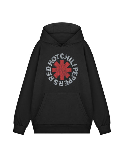 Red Hot Chili Peppers Logo Hoodie Unisex Black Hoodie