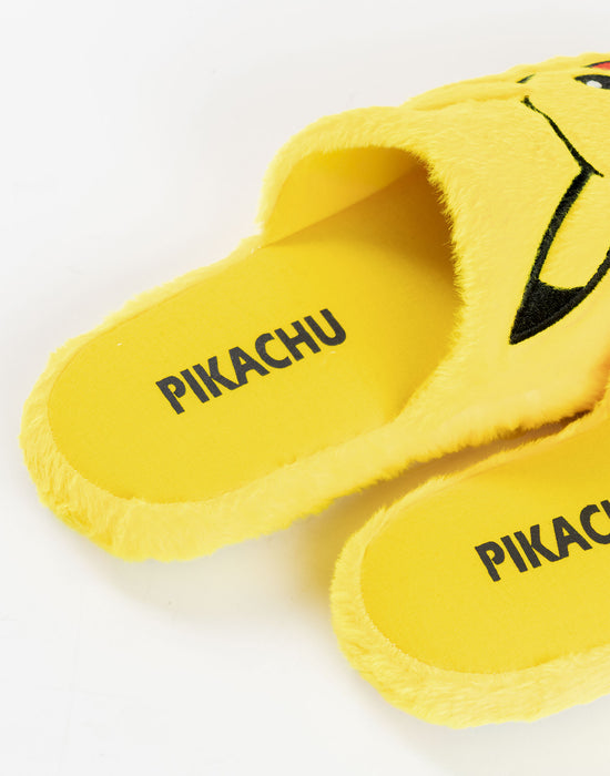 Pokemon Pikachu Unisex Yellow Mule Slippers