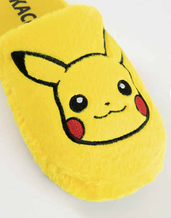 Pokemon Pikachu Unisex Yellow Mule Slippers