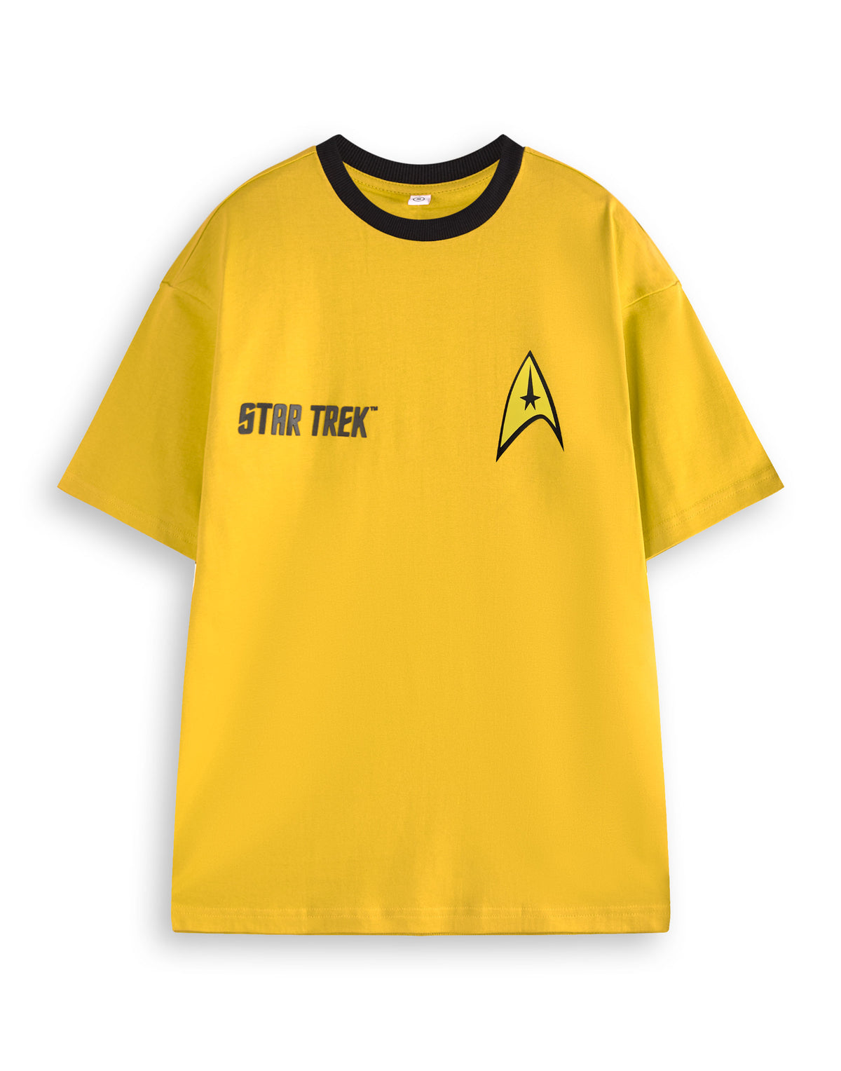 Star Trek Yellow Uniform Mens Yellow Short Sleeved T-Shirt — Vanilla ...