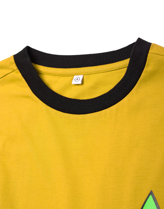 Star Trek Yellow Uniform Mens Yellow Short Sleeved T-Shirt