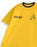 Star Trek Yellow Uniform Mens Yellow Short Sleeved T-Shirt