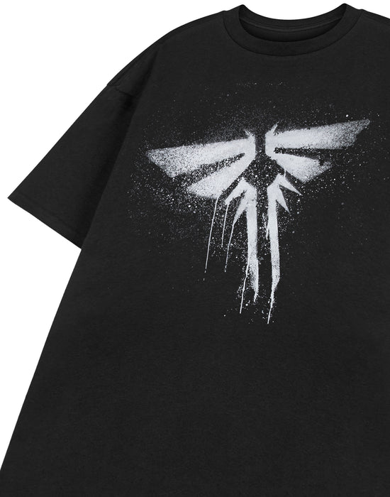 The Last Of Us Firefly Mens Black Short Sleeved T-Shirt
