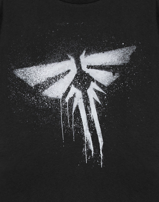 The Last Of Us Firefly Mens Black Short Sleeved T-Shirt