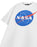 NASA Classic Logo Unisex White Short Sleeved T-Shirt