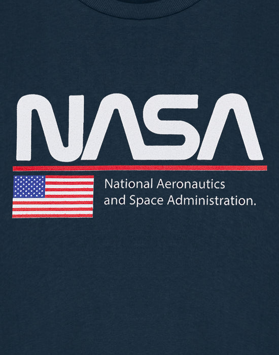 NASA Space Unisex Blue Short Sleeved T-Shirt