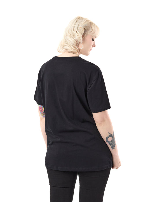 Hot Stuff T-shirt Unisex Black Short Sleeved T-Shirt