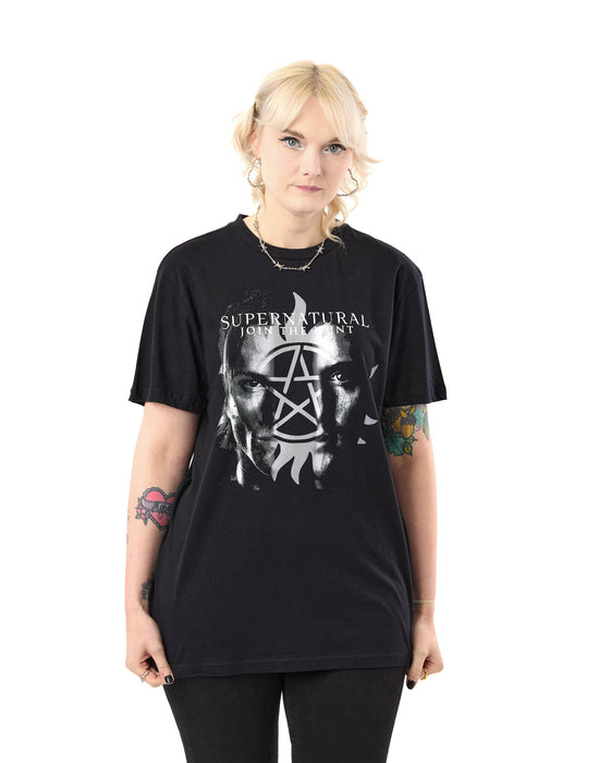 Supernatural Join The Hunt Mens Black Short Sleeved T-Shirt
