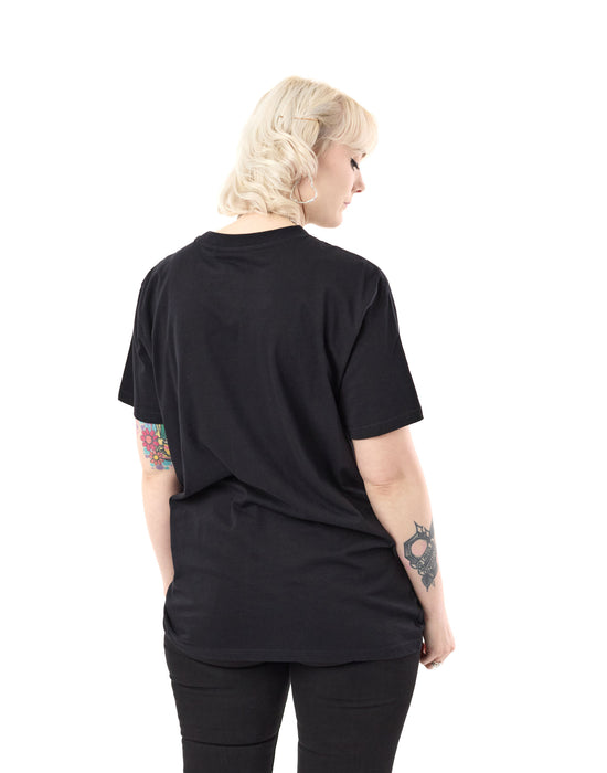 Disney The Nightmare Before Christmas Oogie Boogie Unisex Black T-Shirt