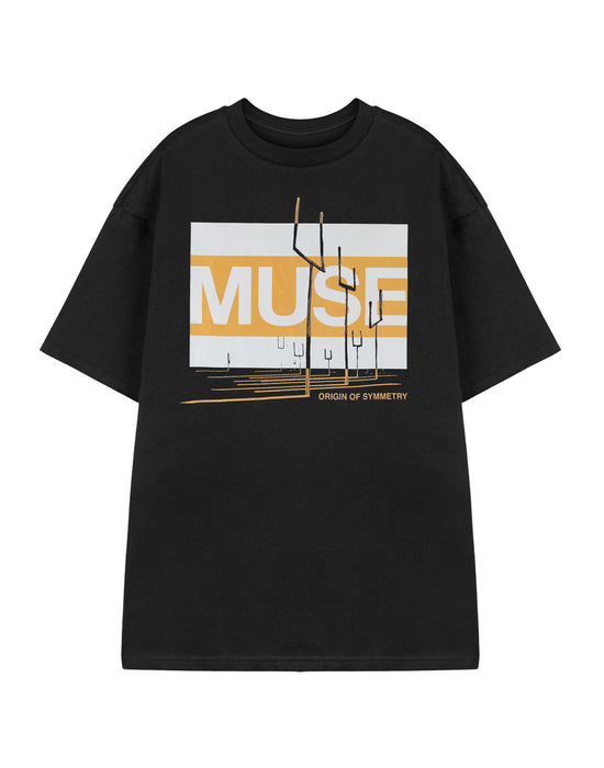 Muse Origin Of Symmetry Unisex Black Short Sleeved T-Shirt