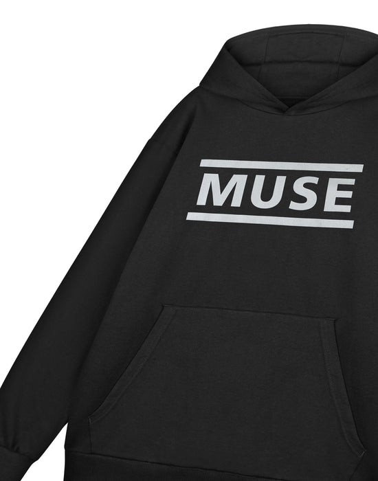 Muse Logo Unisex Black Hoodie