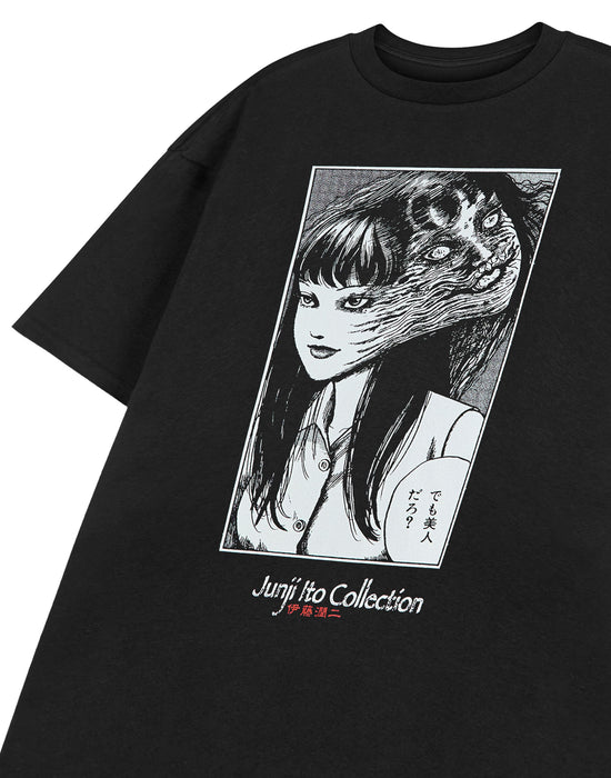 Junji Ito Tomie Unisex Black Short Sleeved T-Shirt