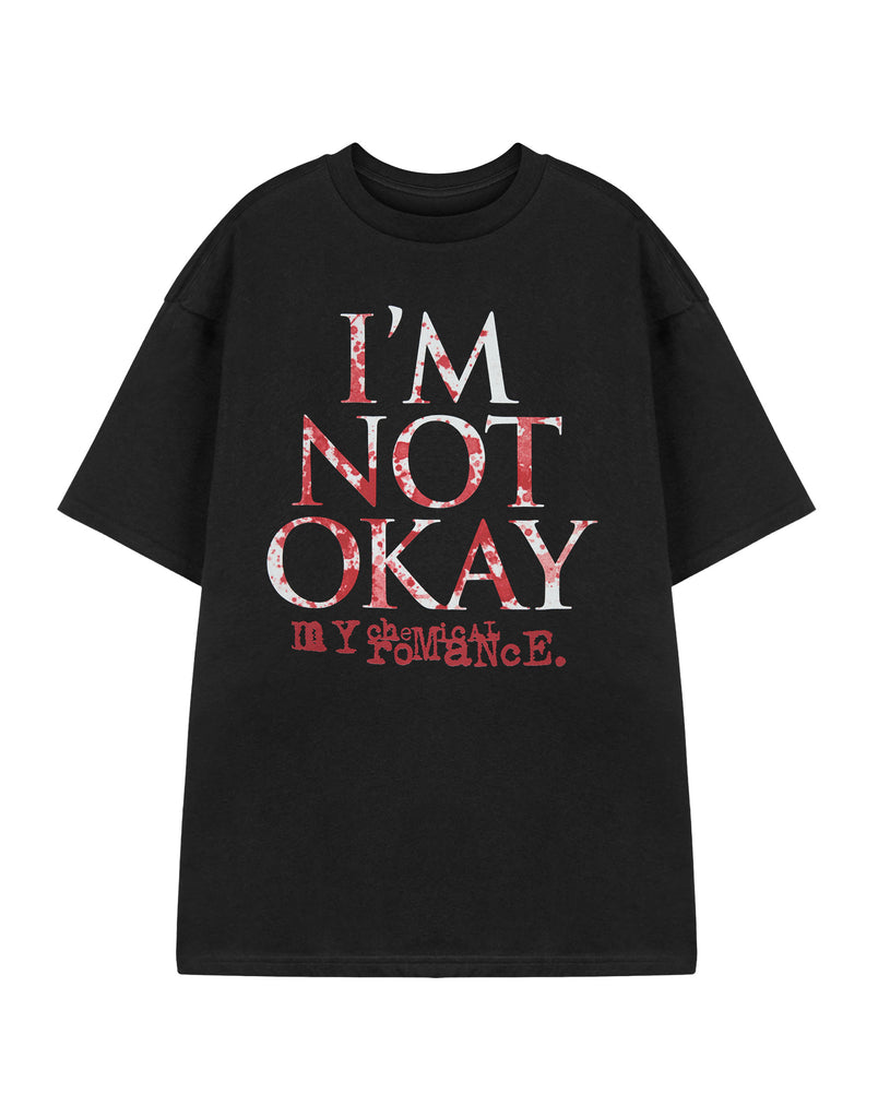 My Chemical Romance I'm Not Okay Unisex Black Short Sleeved T