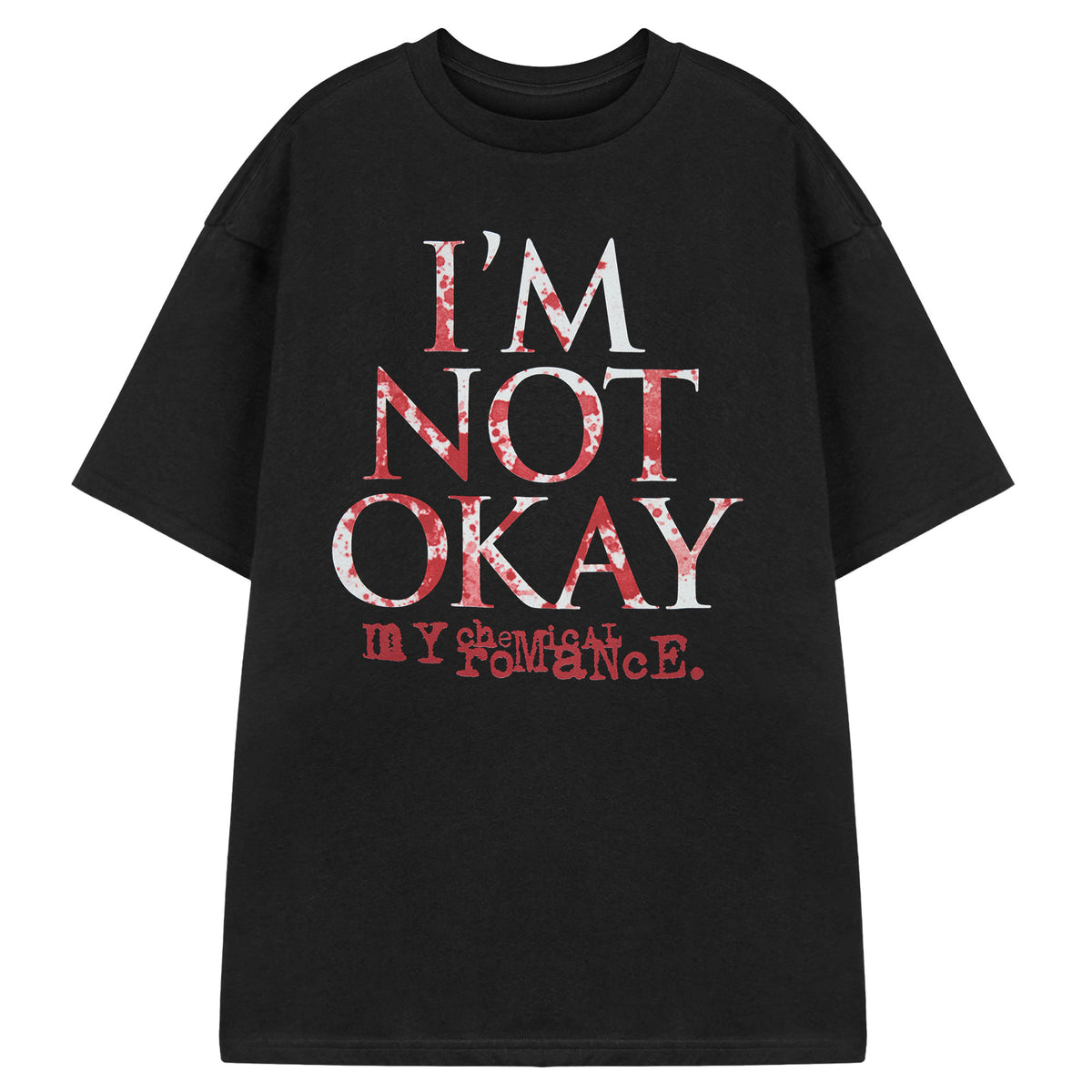 My Chemical Romance I'm Not Okay Unisex Black Short Sleeved T