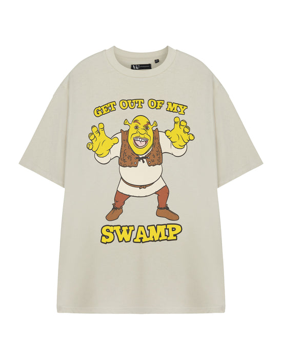 Shrek Shrek Unisex Beige Short Sleeved T-Shirt