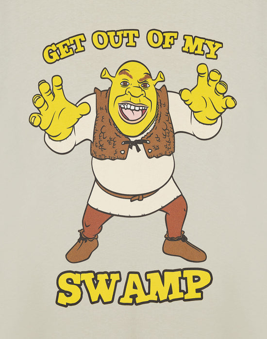 Shrek Shrek Unisex Beige Short Sleeved T-Shirt